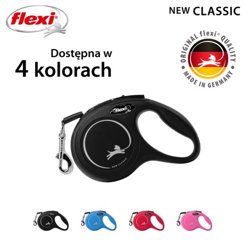 Smycz flexi automatyczna New Classic Cat XS linka 3 m - smycz dla kota, kolor czarny Smycz flexi automatyczna New Classic Cat XS linka 3 m - smycz dla kota, kolor czarny
