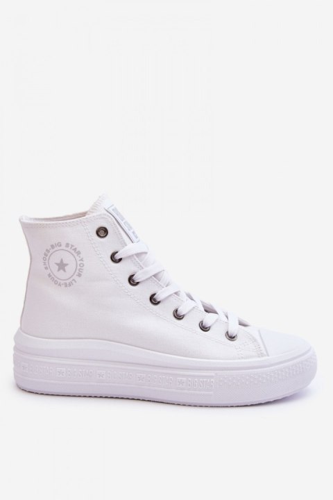 Trampki Model Big Star LL274A183 White - Step in style Trampki Model Big Star LL274A183 White - Step in style