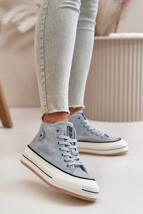 Trampki Model Big Star OO274069 Blue - Step in style Trampki Model Big Star OO274069 Blue - Step in style