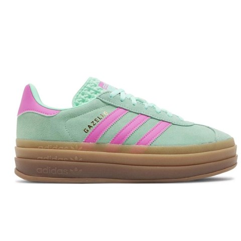 Adidas Gazelle Bold W Green H06125 damskie sneakersy zamszowe na platformie Adidas Gazelle Bold W Green H06125 damskie sneakersy zamszowe na platformie