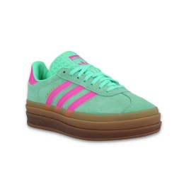 Adidas Gazelle Bold W Green H06125 damskie sneakersy zamszowe na platformie