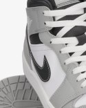 Nike Air Jordan 1 Mid Light Smoke Grey 554724-078 unisex sneakersy szare skórzane