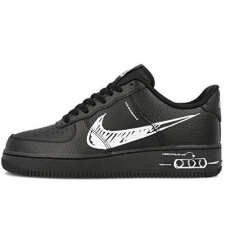 Nike Air Force 1 LV8 Utility M CW7581-001 Męskie sneakersy czarne z detalami Utility Nike Air Force 1 LV8 Utility M CW7581-001 Męskie sneakersy czarne z detalami Utility