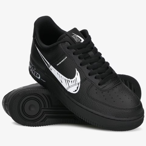 Nike Air Force 1 LV8 Utility M CW7581-001 Męskie sneakersy czarne z detalami Utility Nike Air Force 1 LV8 Utility M CW7581-001 Męskie sneakersy czarne z detalami Utility
