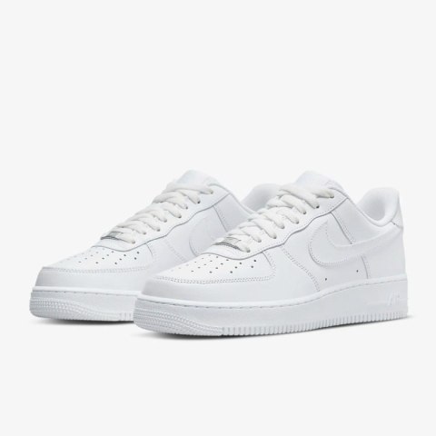 Nike Air Force 1 '07 Białe unisex sneakersy skórzane white classic Nike Air Force 1 '07 Białe unisex sneakersy skórzane white classic