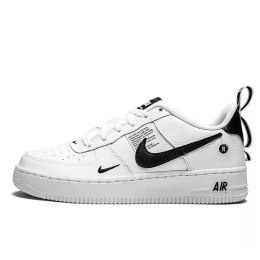 Nike Air Force 1 '07 LV8 Utility White unisex sneakersy białe z technicznymi detalami
