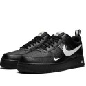 Nike Air Force 1 '07 LV8 Utility Black | Unisex sneakersy czarne z detalami Utility