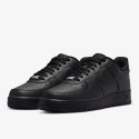 Nike Air Force 1 '07 Triple Black unisex sneakersy skórzane całe czarne