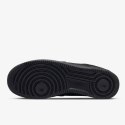 Nike Air Force 1 '07 Triple Black unisex sneakersy skórzane całe czarne