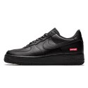Nike Air Force 1 Low Supreme Black CU9225-001 unisex sneakersy czarne z logo Supreme