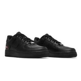 Nike Air Force 1 Low Supreme Black CU9225-001 unisex sneakersy czarne z logo Supreme