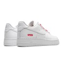 Nike Air Force 1 Low Supreme White CU9225-100 unisex sneakersy białe z logo Supreme