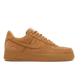 Nike Air Force 1 Low Supreme Wheat DN1555-200 unisex sneakersy zamszowe brązowe