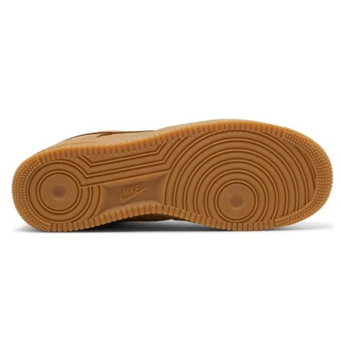 Nike Air Force 1 Low Supreme Wheat DN1555-200 unisex sneakersy zamszowe brązowe Nike Air Force 1 Low Supreme Wheat DN1555-200 unisex sneakersy zamszowe brązowe