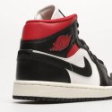 Nike Air Jordan 1 Mid Czarno-Białe unisex sneakersy black & white