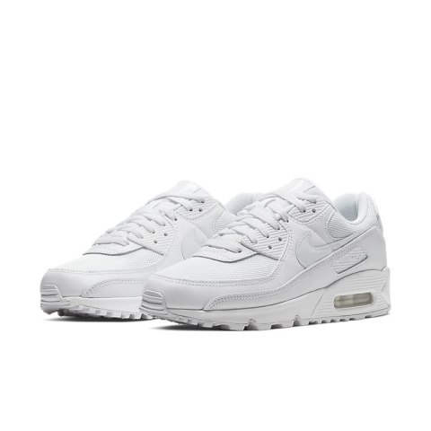 Nike Air Max 90 White CN8490-100 unisex sneakersy białe z poduszką Air Nike Air Max 90 White CN8490-100 unisex sneakersy białe z poduszką Air