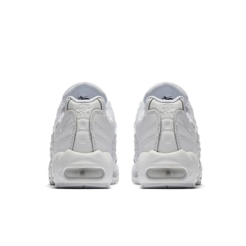 Nike Air Max 95 White 307960-108 unisex sneakersy białe z poduszką Air Max Nike Air Max 95 White 307960-108 unisex sneakersy białe z poduszką Air Max