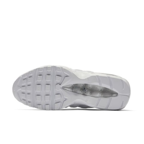 Nike Air Max 95 White 307960-108 unisex sneakersy białe z poduszką Air Max Nike Air Max 95 White 307960-108 unisex sneakersy białe z poduszką Air Max