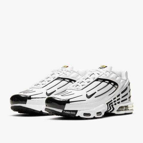 Nike Air Max Plus 3 White CK6716-100 unisex sneakersy białe z Tuned Air Nike Air Max Plus 3 White CK6716-100 unisex sneakersy białe z Tuned Air