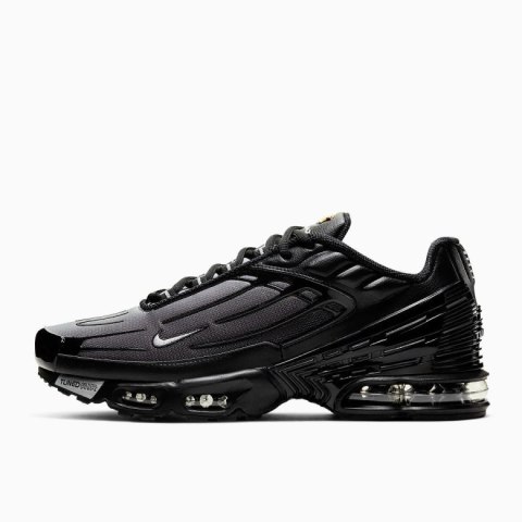 Nike Air Max Plus TN III Black & Wolf Grey CJ9684-002 unisex sneakersy z amortyzacją i siateczką Nike Air Max Plus TN III Black & Wolf Grey CJ9684-002 unisex sneakersy z amortyzacją i siateczką