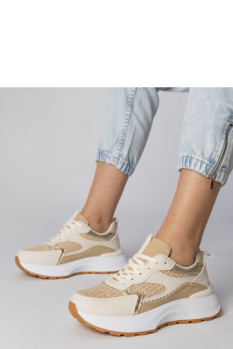 Buty Sportowe Model Berlisa L995 Beige - PRIMO Buty Sportowe Model Berlisa L995 Beige - PRIMO