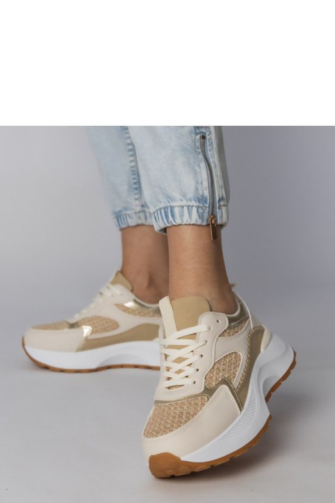 Buty Sportowe Model Berlisa L995 Beige - PRIMO Buty Sportowe Model Berlisa L995 Beige - PRIMO