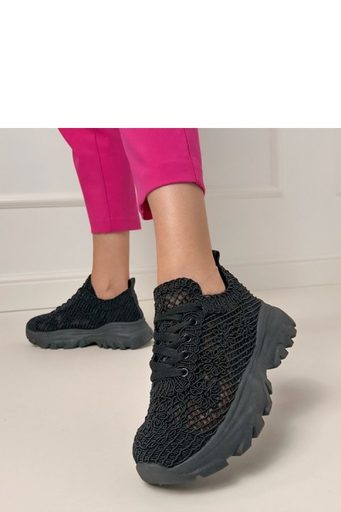 Buty Sportowe Model Brokes SF-69 Black - PRIMO Buty Sportowe Model Brokes SF-69 Black - PRIMO