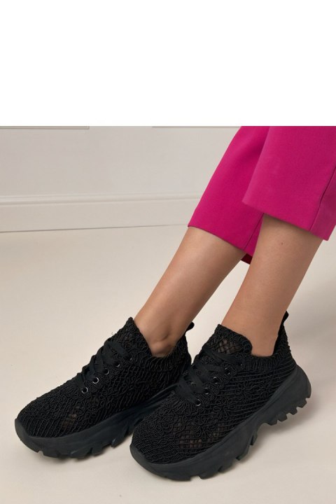Buty Sportowe Model Brokes SF-69 Black - PRIMO Buty Sportowe Model Brokes SF-69 Black - PRIMO