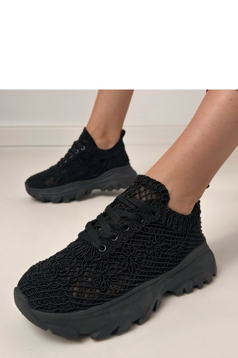 Buty Sportowe Model Brokes SF-69 Black - PRIMO Buty Sportowe Model Brokes SF-69 Black - PRIMO