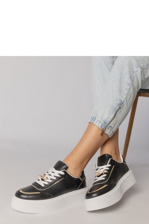 Buty Sportowe Model Felura L999 Black - PRIMO Buty Sportowe Model Felura L999 Black - PRIMO
