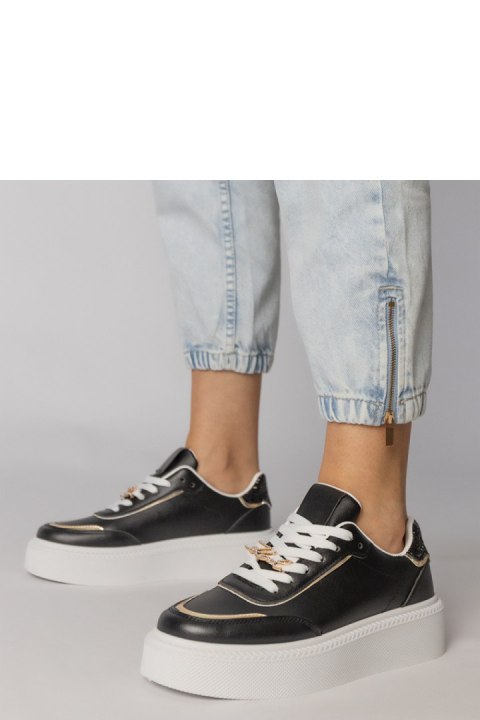 Buty Sportowe Model Felura L999 Black - PRIMO Buty Sportowe Model Felura L999 Black - PRIMO