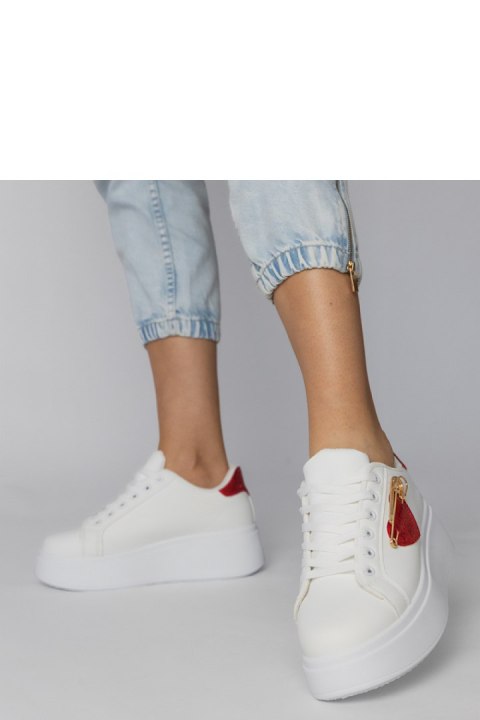 Buty Sportowe Model Lerisol 8919 White/Red - PRIMO Buty Sportowe Model Lerisol 8919 White/Red - PRIMO