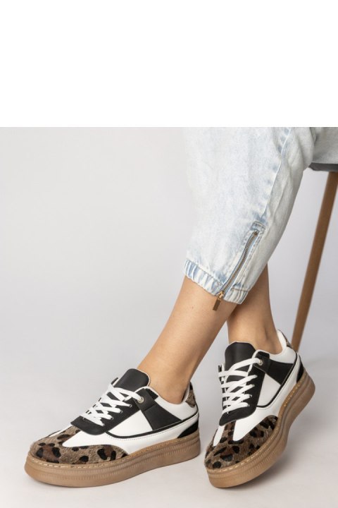 Buty Sportowe Model Meril PC2817 Black/White - PRIMO Buty Sportowe Model Meril PC2817 Black/White - PRIMO