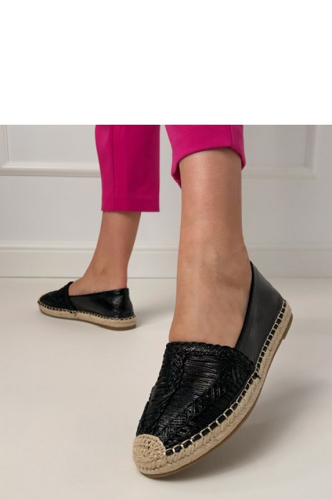 Espadryle Model Zelvira CZ-5 Black - PRIMO Espadryle Model Zelvira CZ-5 Black - PRIMO