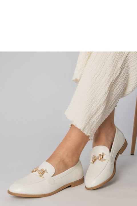 Mokasyny Model Kalinta E5558 White - PRIMO Mokasyny Model Kalinta E5558 White - PRIMO