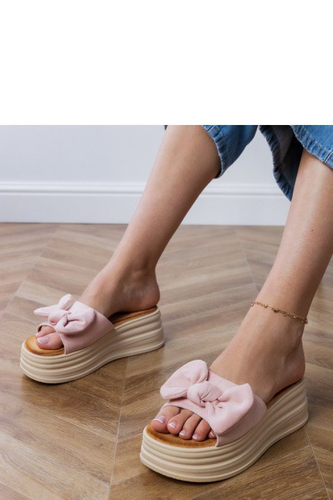 Sandał Klapki Model Ados LX9601 Pink - PRIMO Sandał Klapki Model Ados LX9601 Pink - PRIMO