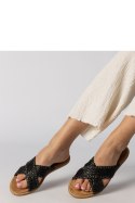 Sandał Klapki Model Ellinara JB1949 Black - PRIMO