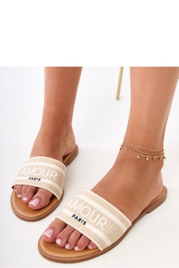 Sandał Klapki Model Fargiza GQ8-060 Beige - PRIMO