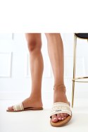 Sandał Klapki Model Fargiza GQ8-060 Beige - PRIMO