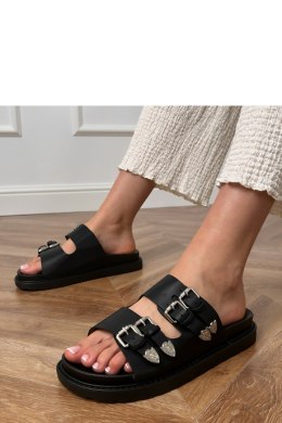 Sandał Klapki Model Fetta 100-448 Black - PRIMO