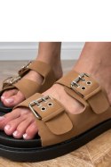 Sandał Klapki Model Klinet 100-462 Brown - PRIMO