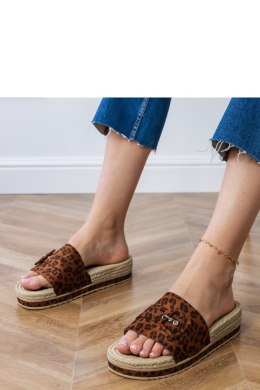Sandał Klapki Model Lunda LOLO28 Panterka - PRIMO