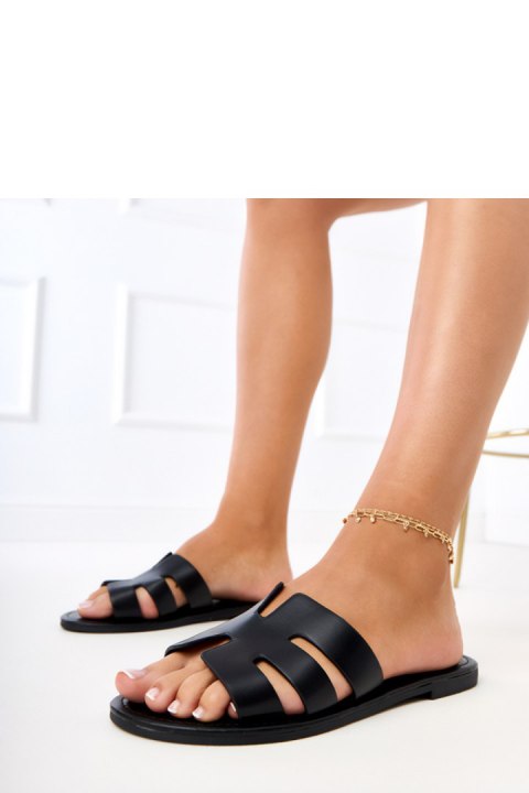 Sandał Klapki Model Ragos DM465 Black - PRIMO Sandał Klapki Model Ragos DM465 Black - PRIMO