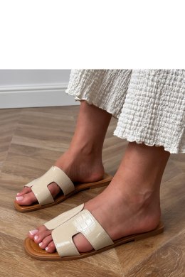 Sandał Klapki Model Sarini DM461 Beige - PRIMO