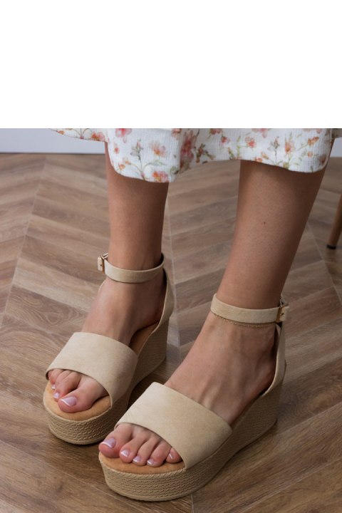 Sandały Model Ganra LOLO23 Dark Beige - PRIMO Sandały Model Ganra LOLO23 Dark Beige - PRIMO