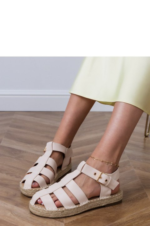 Sandały Model Kleona OY40026 Beige - PRIMO Sandały Model Kleona OY40026 Beige - PRIMO