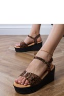 Sandały Model Sarni LOLO22 Panterka - PRIMO