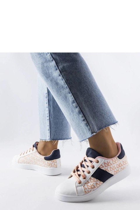 Białe sneakersy z kolorowymi wstawkami Kessla - Solea Białe sneakersy z kolorowymi wstawkami Kessla - Solea
