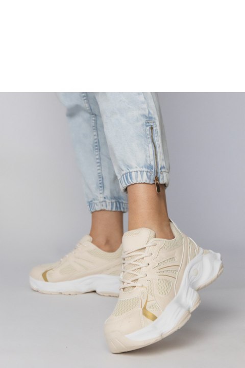Buty Sportowe Model Klarris PC2811 Beige - PRIMO Buty Sportowe Model Klarris PC2811 Beige - PRIMO