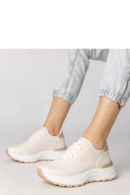 Buty Sportowe Model Lenkuta L993 Beige - PRIMO
